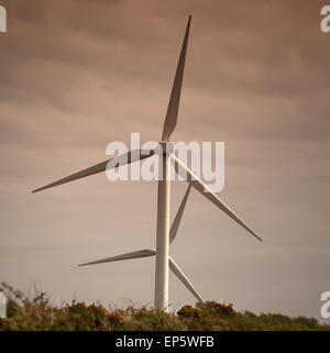 Éoliennes Stithians Cornwall Banque D'Images