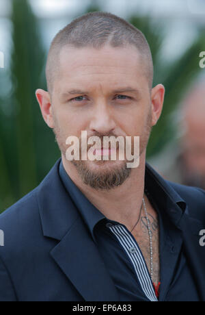 Cannes, France. 14 mai, 2015. L'acteur Tom Hardy Mad Max : Fury Road, Photocall 68 ème Festival du Film de Cannes Cannes, France 14 mai 2015 Dit is77828 Allstar Crédit : photo library/Alamy Live News Banque D'Images