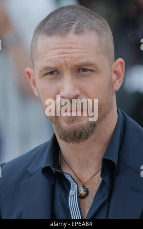 Cannes, France. 14 mai, 2015. L'acteur Tom Hardy Mad Max : Fury Road, Photocall 68 ème Festival du Film de Cannes Cannes, France 14 mai 2015 Dit is77829 Allstar Crédit : photo library/Alamy Live News Banque D'Images