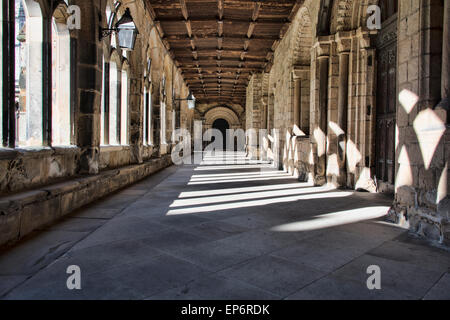 Cloître de la cathédrale de Durham Banque D'Images