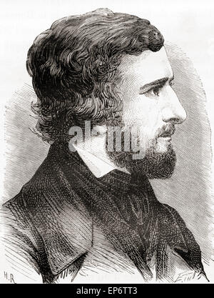 Armand Hippolyte Louis Fizeau, 1819 - 1896. Physicien français. Banque D'Images