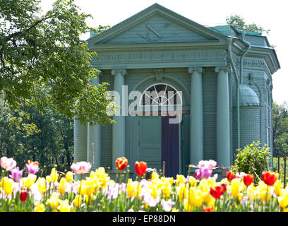 Vénus dans le pavillon du parc. Gatchina. Petersburg. La Russie. Banque D'Images