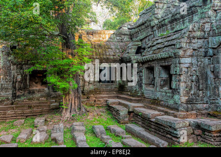 Lever de soleil sur Ta Phrom Banque D'Images