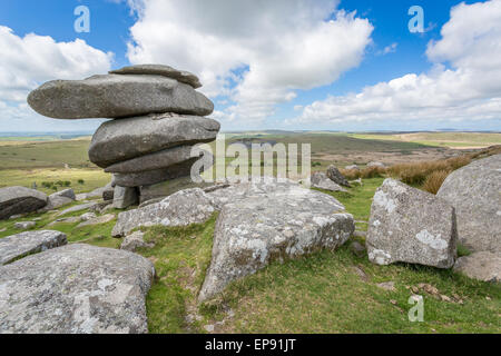 Cheesewring Bodmin Moor cornwall england uk Banque D'Images