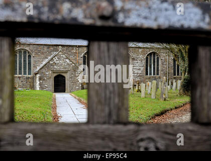 L'église paroissiale de St Jacques le Majeur, Kilkhampton Banque D'Images