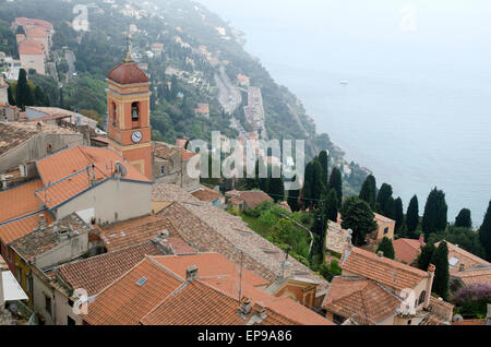 Roquebrune-Cap Martin, Côte d'Azur, France Banque D'Images