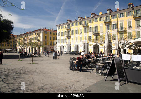 Place Garibaldi, Nice, Côte d'Azur, France Banque D'Images