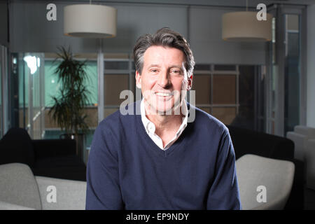 Sebastian Coe, Lord Coe, homme politique britannique et ancien athlète de piste et pelouse, Londres, Royaume-Uni Banque D'Images