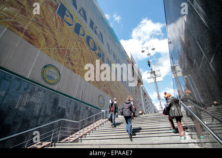 Kiev, Ukraine. 15 mai, 2015. La place de l'indépendance © Nazar Furyk/ZUMA/ZUMAPRESS.com/Alamy fil Live News Banque D'Images