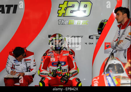 Le Mans, France. 15 mai, 2015. MotoGP. Monster Energy Grand Prix de France. Credit : Action Plus Sport/Alamy Live News Banque D'Images