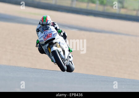 Le Mans, France. 15 mai, 2015. MotoGP. Monster Energy Grand Prix de France. Jack Miller (LCR Honda) au cours de la sessions de pratique fre. Credit : Action Plus Sport/Alamy Live News Banque D'Images