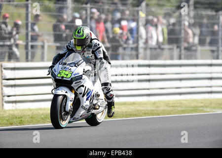 Le Mans, France. 15 mai, 2015. MotoGP. Monster Energy Grand Prix de France. Cal Crutchlow (Honda LCR)pendant les séances de pratique. Credit : Action Plus Sport/Alamy Live News Banque D'Images