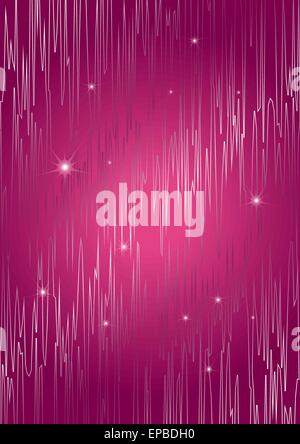 Courbes abstraites mousseux sur fond violet Illustration de Vecteur