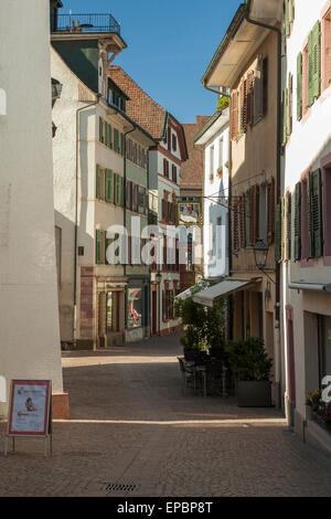 Avril après-midi à Rheinfelden, Argovie, Suisse. Banque D'Images