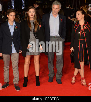 'The Hunger Games : Clarak Part 1' première mondiale - Arrivées avec : Jose Mourniho Où : London, Royaume-Uni Quand : 10 novembre 2014 Source : WENN.com Banque D'Images