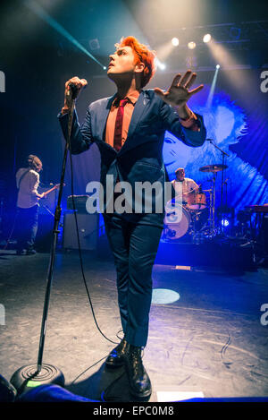 My Chemical Romance ancien chanteur Gerard Way sur sa première tournée solo effectuant au KOKO à Londres avec : Gerard Way, où : London, Royaume-Uni Quand : 10 novembre 2014 Source : WENN.com Banque D'Images