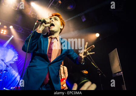 My Chemical Romance ancien chanteur Gerard Way sur sa première tournée solo effectuant au KOKO à Londres avec : Gerard Way, où : London, Royaume-Uni Quand : 10 novembre 2014 Source : WENN.com Banque D'Images