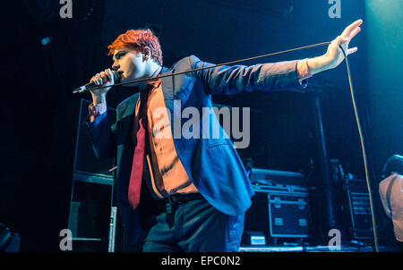 My Chemical Romance ancien chanteur Gerard Way sur sa première tournée solo effectuant au KOKO à Londres avec : Gerard Way, où : London, Royaume-Uni Quand : 10 novembre 2014 Source : WENN.com Banque D'Images