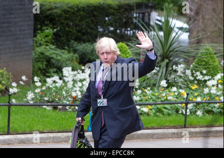 Maire de Londres et mp pour Uxbridge et South Ruislip,Boris Johnson arrivant au numéro 10 Downing street de cabinet Banque D'Images