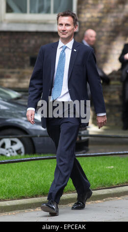 Jeremy Hunt,secrétaire d'État à la santé,arrive au numéro 10 Downing Street pour une réunion du cabinet. Banque D'Images