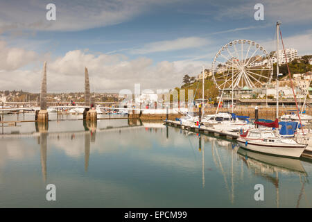 Le port de Torquay, Devon UK Banque D'Images