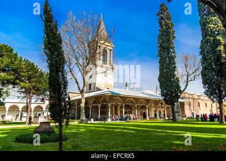 Le Palais de Topkapi, Istanbul, Turquie le palais de Topkapi était la résidence principale des sultans ottomans pendant environ 400 ans Banque D'Images