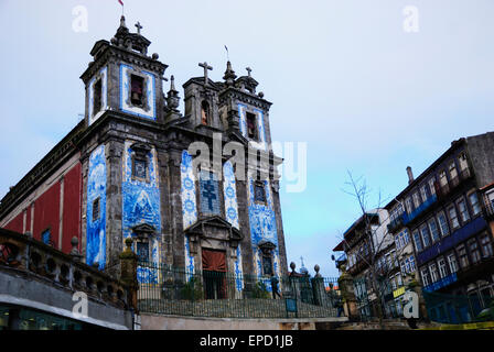 Portugal, Porto. Eglise de Saint Ildefonso Banque D'Images