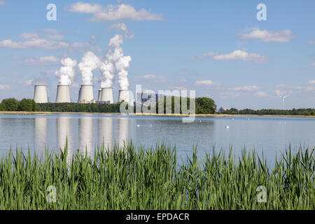 Janschwalde Power Station, Brandebourg, Allemagne Banque D'Images