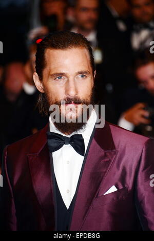 Cannes, France. 14 mai, 2015. MATTHEW MCONAUGHEY participe à "La mer d'arbres' Premiere annuelle lors de la 68e Festival de Cannes. © Frédéric Injimbert/ZUMA/Alamy Fil Live News Banque D'Images