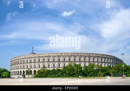 Mégalomanie - le Congrès du Parti Reichs Hall a été conçu pour être deux fois la taille du Colisée à Rome. Banque D'Images