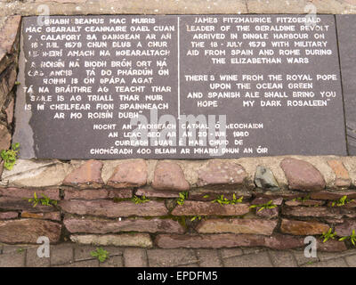 Les pubs et les autres bâtiments de couleur vive à Dingle, une petite ville sur la péninsule de Dingle Kerry, Irlande Banque D'Images