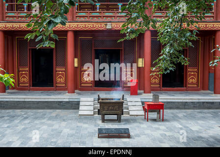 , Yonghegong Lama Temple, Beijing, Chine Banque D'Images