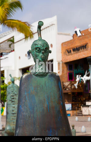 La Rotonde sur la mer par Alejandro Colunga, le Malecon, Puerto Vallarta, Jalisco, Mexique Banque D'Images