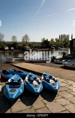 Location bateau Abbés Quay Wareham, Dorset Banque D'Images