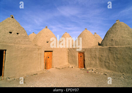 Turquie, Anatolie du Sud-est, Harran, maisons traditionnelles Banque D'Images