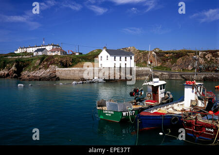 Irlande, comté de Donegal, Malin Head, port Banque D'Images