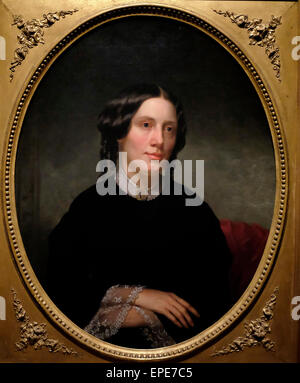 Harriet Beecher Stowe, auteur de la case de l'Oncle Tom, 1853 Banque D'Images