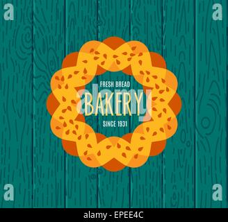 Collection de vintage retro logo boulangerie Illustration de Vecteur