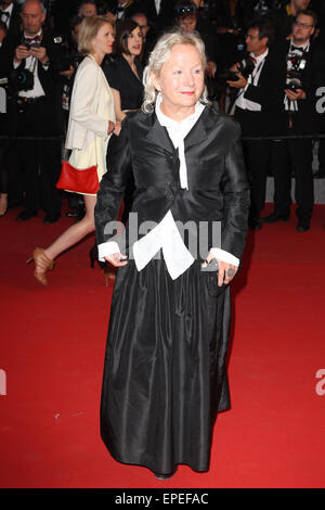Cannes, France. 16 mai, 2015. CANNES, FRANCE - 16 MAI : Agnes B assiste à la "mer d'arbres" Premiere annuelle lors de la 68e Festival de Cannes le 16 mai 2015 à Cannes, France. (Photo de Antonio Barros)/photo alliance © dpa/Alamy Live News Banque D'Images