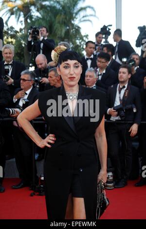 Cannes, France. 17 mai, 2015. L'actrice Rossy de Palma assiste à la première de Carol au cours de la 68e Assemblée annuelle du Festival du Film de Cannes au Palais des Festivals de Cannes, France, le 17 mai 2015. Dpa : Crédit photo alliance/Alamy Live News Banque D'Images