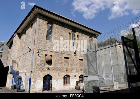 Shepton Mallet prison, Somerset. lorsqu'il a fermé en 2013, il était le plus ancien du Royaume-Uni prison. Banque D'Images