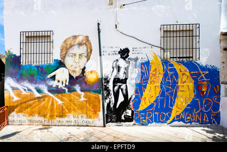 Murales, San Isidro, Torrevieja, Espagne Banque D'Images