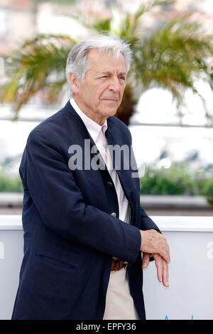 Cannes, Ca, en France. 18 mai, 2015. Costa-Gravas.photo call Costa-Gravas 'Inviter d'honneur'.Festival de Cannes 2015.Cannes, France.18 Mai 2015. Credit : Roger Harvey/Globe Photos/ZUMA/Alamy Fil Live News Banque D'Images