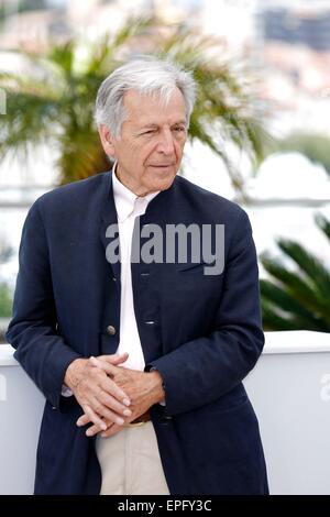 Cannes, Ca, en France. 18 mai, 2015. Costa-Gravas.photo call Costa-Gravas 'Inviter d'honneur'.Festival de Cannes 2015.Cannes, France.18 Mai 2015. Credit : Roger Harvey/Globe Photos/ZUMA/Alamy Fil Live News Banque D'Images