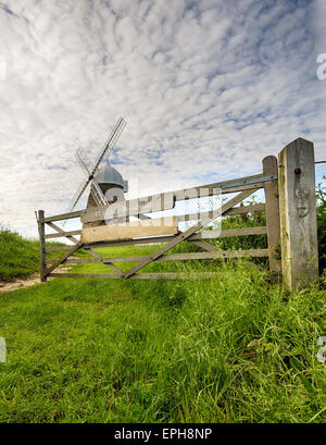 Moulin à Vent Halnaker Halnaker sur haut de colline près d'Chitchester dans West Sussex Banque D'Images