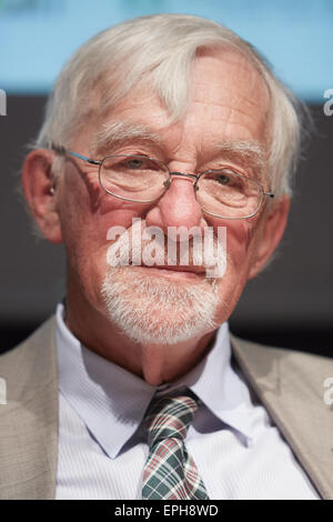 TURIN, ITALIE - 16 MAI : écrivain Lars Gustafsson au Salone del Libro, International Book Fair le 16 mai 2015 à Turin. Banque D'Images