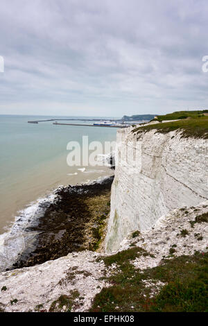 White Cliffs Dover South Foreland Coast Path Banque D'Images