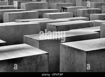 Holocaust Memorial à Berlin Banque D'Images