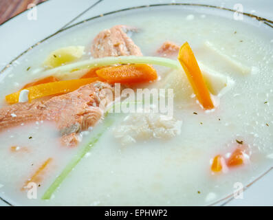 Fiskesuppe Banque D'Images