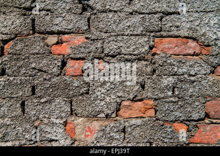 La texture d'un mur de brique (style mosaïque) Banque D'Images